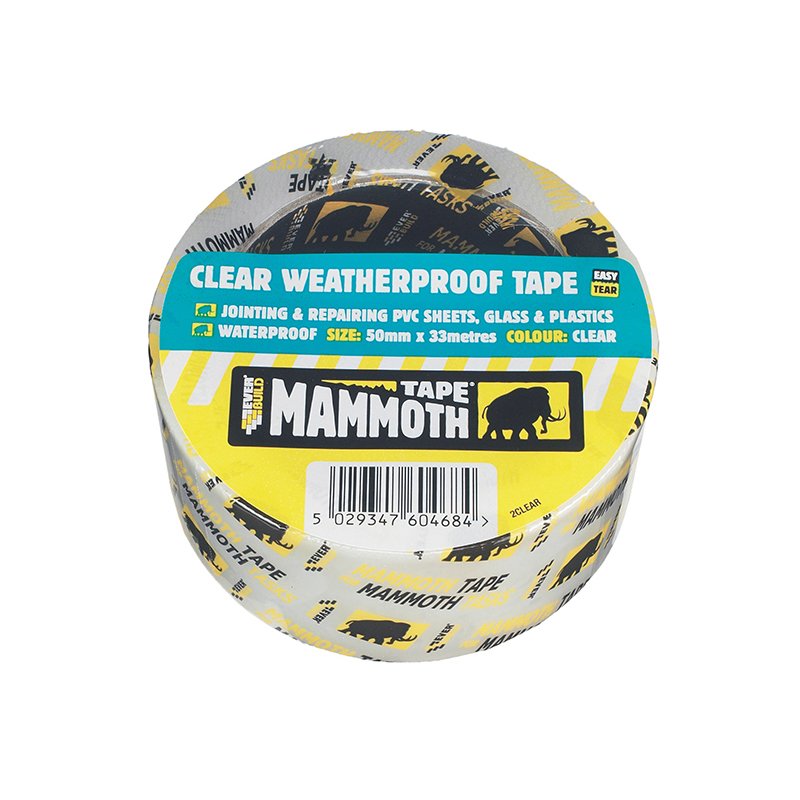 Everbuild Sika - Weatherproof Tape 50mm x 10m Clear