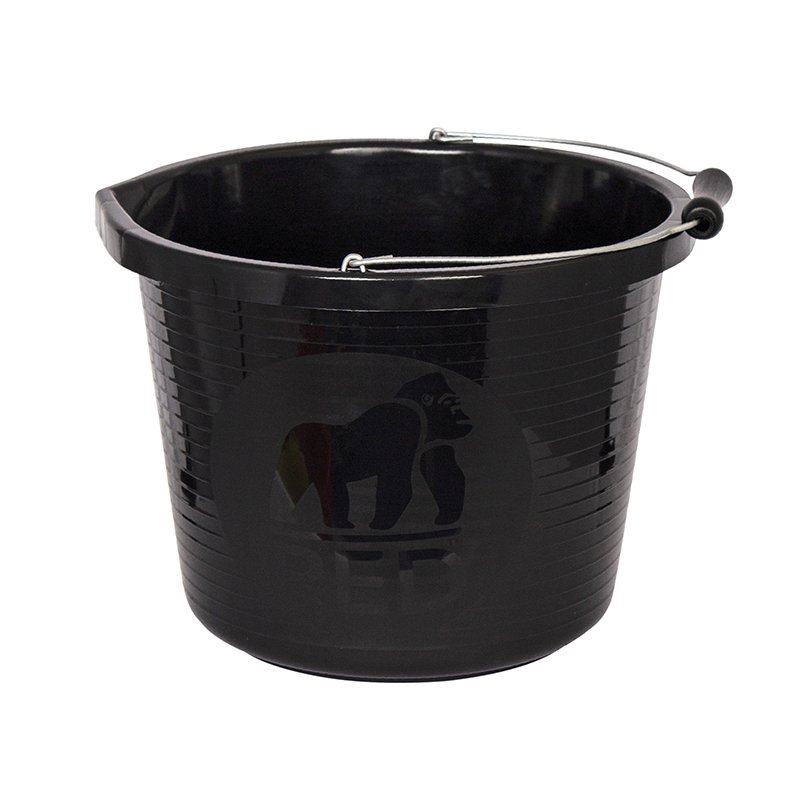 14 Litre - Black Red Gorilla - Premium Bucket