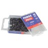 ForgeFix - Wood Screw Slotted Round Head ST Black Japanned 3/4in x 6 Forge Pack 40