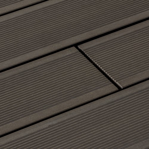 ScenicLiving Naturel Decking, Ribbed - Rich Walnut