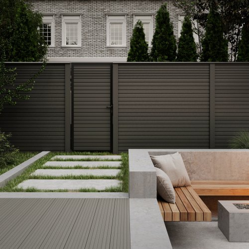 Ecoscape Clarity - Charcoal Fencing