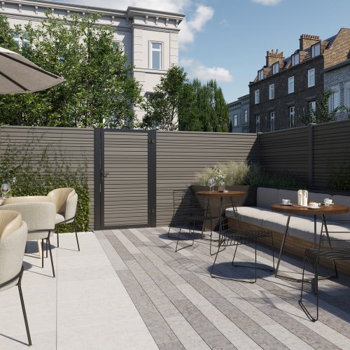 Ecoscape Clarity - Graphite Fencing