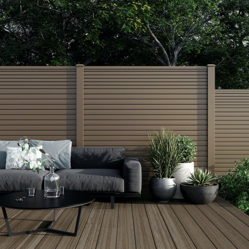 Ecoscape Clarity - Walnut Fencing