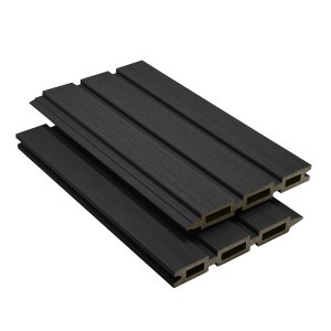 ScenicLiving Slatted Composite Fencing - Ebony