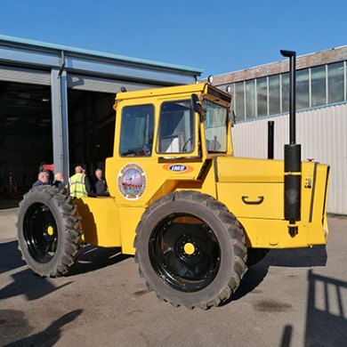 IMS refurb Shoeburyness Waterman's Association tractor