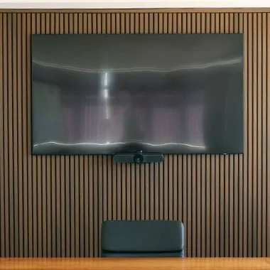 Project - Using Composite Slatted Cladding Indoors