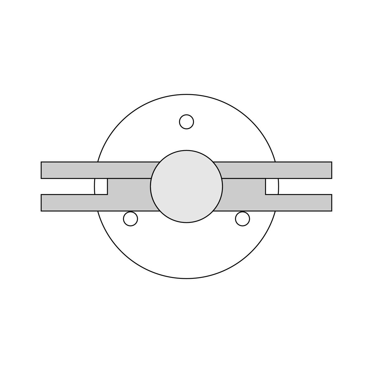Pre-Assembled Glass Balustrade Round Middle Post with Adjustable ...