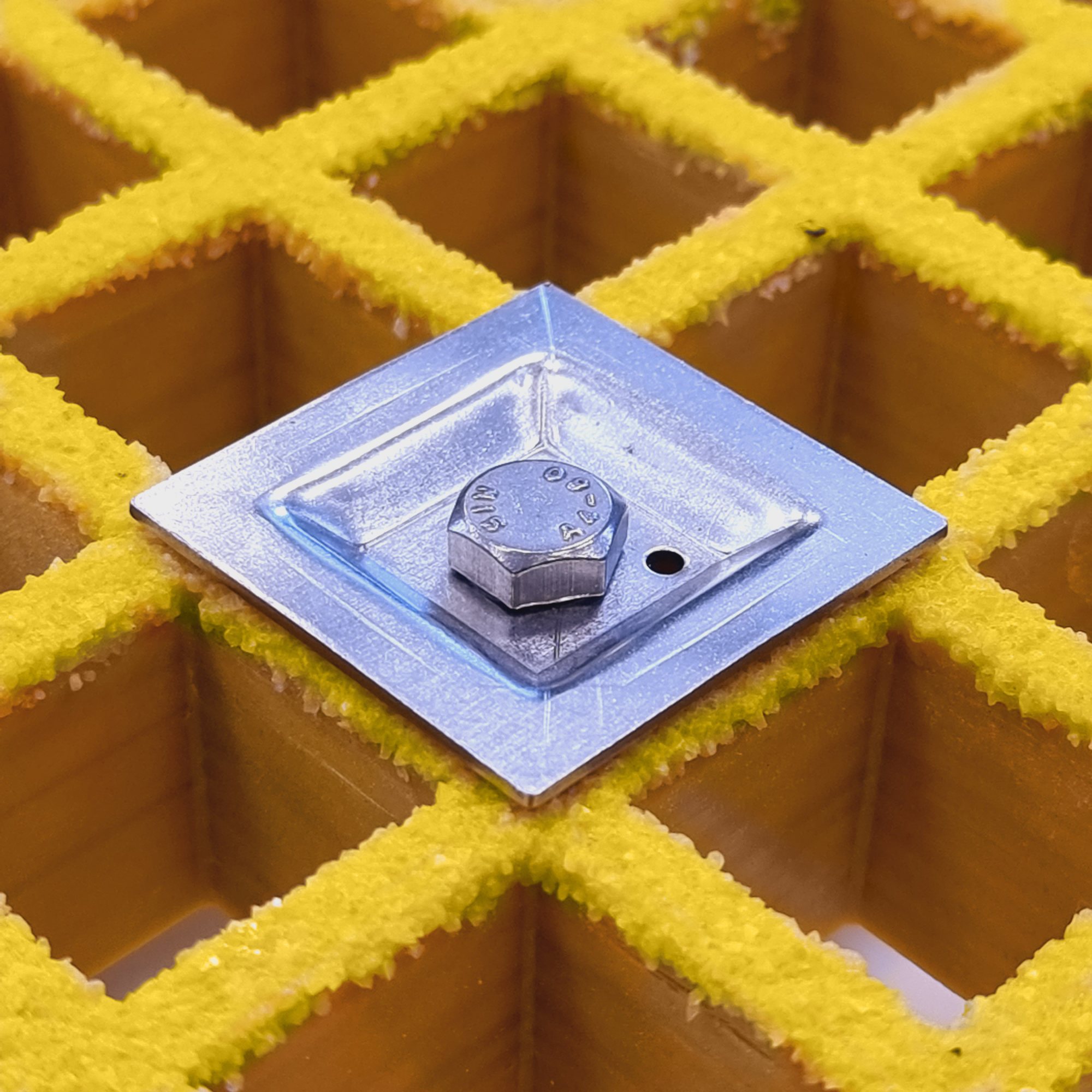 Barclay & Mathieson Square Fixing Clip to suit 38mm GRP Grating