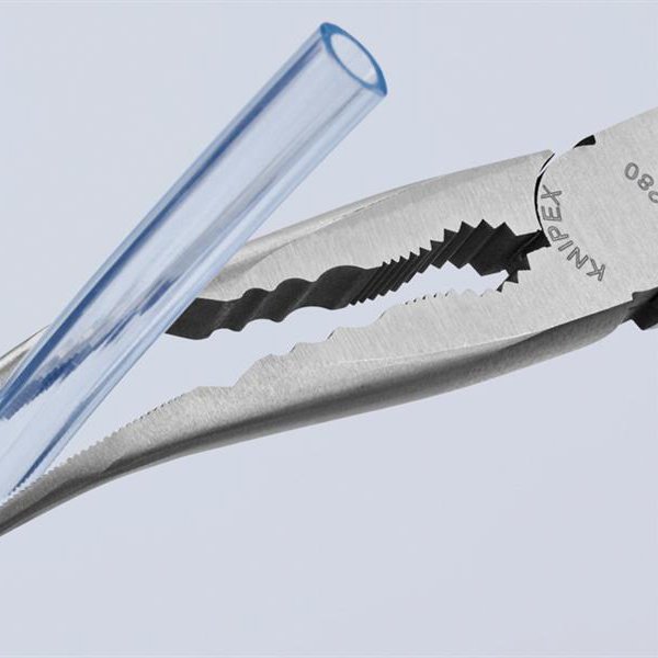 thumbnail image 2 of Cal-Hawk 11-Inch Long Bent 90-Degree Needle Nose Pliers - Matte Handle - CPL16LBB 2 of 5