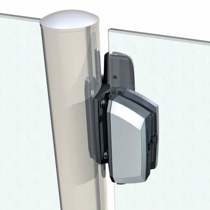 TruClose Vizage Glass Gate Hinge for Glass to Post