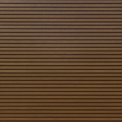 Spiced Oak Composite Slatted Cladding Board