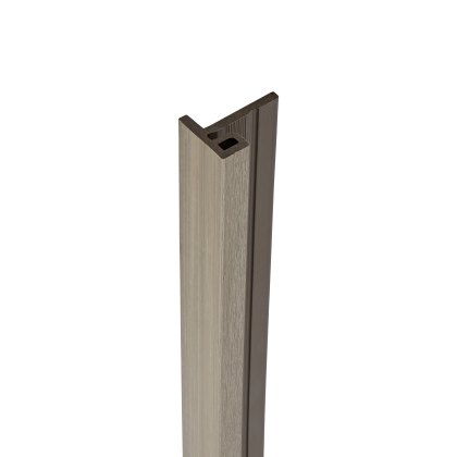 Ecoscape Forma - Silver Birch Composite Slatted Cladding End Trim Ecoscape Forma - Silver Birch Composite Slatted Cladding End Trim