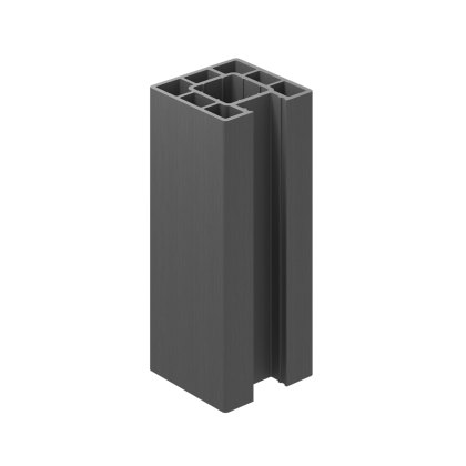 Ecoscape Clarity - 1.94m Graphite Composite End Fence Post