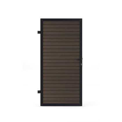 Ecoscape Clarity - Walnut Composite Gate