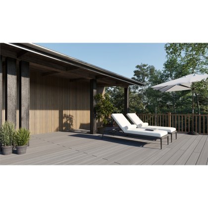 Ecoscape Legna - Stone Embossed Flat Decking Trim