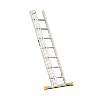 Lyte 4.4m General Trade 3 Section 3x8 Rung Extension Ladder