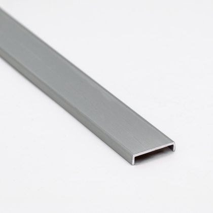 6m Aluminium Glass Capping Rail to suit 21.5mm Glass
