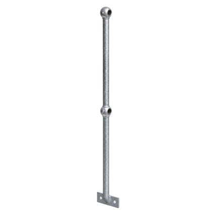 Galvanised Handrail W/Horizontal Side Palm Galvanised Handrail W/Horizontal Side Palm