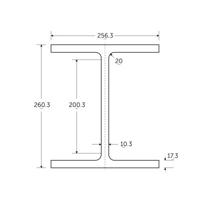 254 x 254 x 89KG Universal Column - BSEN10025-2 S355J0 254 x 254 x 89KG Universal Column - BSEN10025-2 S355J0