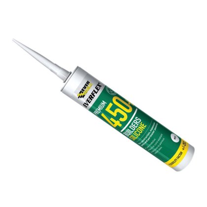 Everbuild Sika - Everflex 450 Builder's Silicone Sealant Clear 300ml Everbuild Sika - Everflex 450 Builder's Silicone Sealant Clear 300ml
