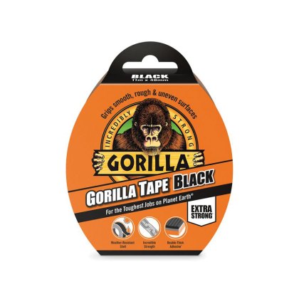 Gorilla Glue - Gorilla Tape 48mm x 11m Black Gorilla Glue - Gorilla Tape 48mm x 11m Black