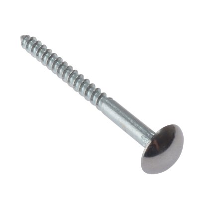 ForgeFix - Mirror Screws, Chrome Domed Top, ZP