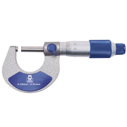 Moore & Wright - MW200-01 Analogue External Micrometer 0-25mm/0.01mm Moore & Wright - MW200-01 Analogue External Micrometer 0-25mm/0.01mm