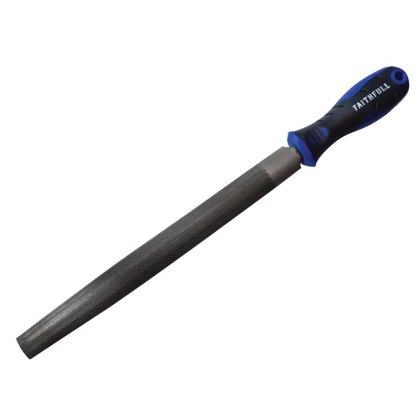 Faithfull - Half-Round Second Cut File, Handled Faithfull - Half-Round Second Cut File, Handled