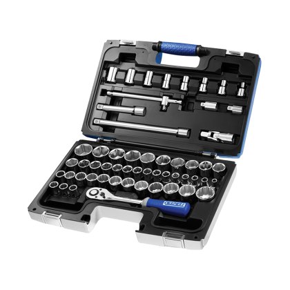 Expert - 1/2in Drive Socket & Accessory Set, 55 Piece Expert - 1/2in Drive Socket & Accessory Set, 55 Piece