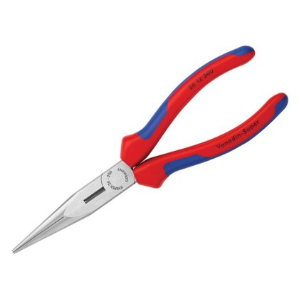 Knipex - Snipe Nose Side Cutting Pliers (Stork Beak) Multi-Component Grip 200mm (8in) Knipex - Snipe Nose Side Cutting Pliers (Stork Beak) Multi-Component Grip 200mm (8in)