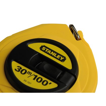 STANLEY - Closed Case Steel Long Tape 30m/100ft (Width 10mm)