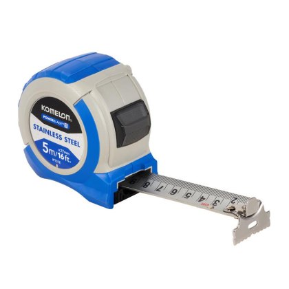Komelon - Stainless Steel PowerBlade Pocket Tape 5m/16ft (Width 27mm) Komelon - Stainless Steel PowerBlade Pocket Tape 5m/16ft (Width 27mm)