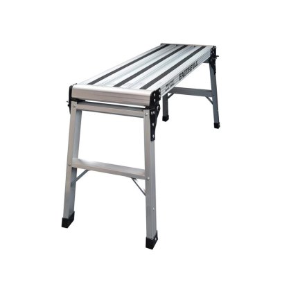 Faithfull - Fold Away Step Up Aluminium L100 x H52 x W30cm Faithfull - Fold Away Step Up Aluminium L100 x H52 x W30cm