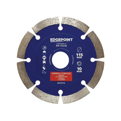 EdgePoint - GP10115 General-Purpose Diamond Blade 115mm EdgePoint - GP10115 General-Purpose Diamond Blade 115mm
