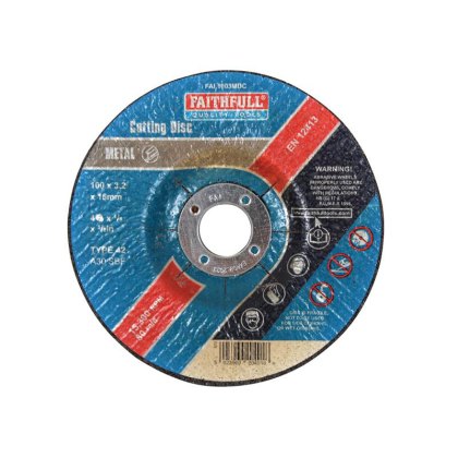 Faithfull - Depressed Centre Metal Cut Off Disc