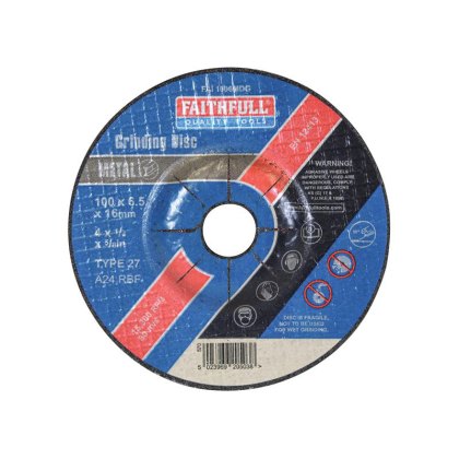 Faithfull - Depressed Centre Metal Grinding Disc