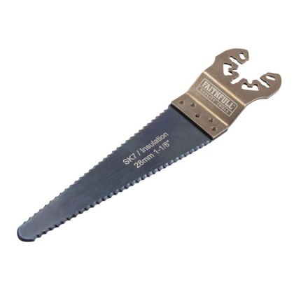 Faithfull - SK7 Wavy Edge Insulation Cutter Blade 100mm Faithfull - SK7 Wavy Edge Insulation Cutter Blade 100mm