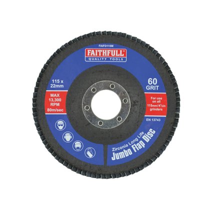 Faithfull - Abrasive Jumbo Flap Disc