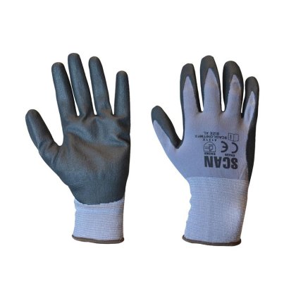 Scan - Breathable Microfoam Nitrile Gloves - L (Size 9) Scan - Breathable Microfoam Nitrile Gloves - L (Size 9)