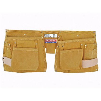 Faithfull - Double Tool & Nail Pouch Faithfull - Double Tool & Nail Pouch