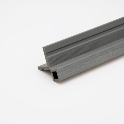 EazyClad 5S - Anthracite Composite Slatted Cladding Corner Trim