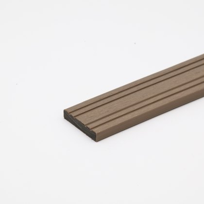 EazyClad 5S - Clay Beige Composite Slatted Cladding Flat Trim