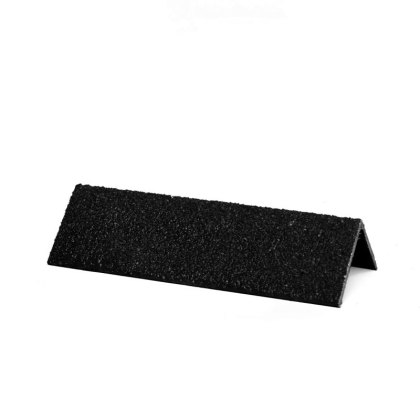 4m Equal Angle Gritted Tread GRP Nosing Black - 4mm x 55mm x 55mm