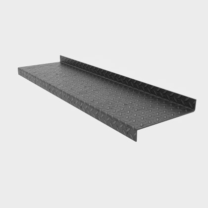 Durbar Stair Tread 900 x 265 x 3mm - 40mm Turn up/down