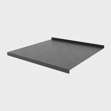 Durbar Landing Plates 800 x 800 x 4.5mm - 40mm Turn - 1 up / 1 down