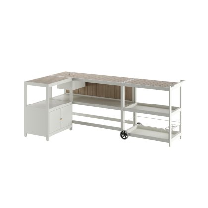 Ecoscape Outdoor Kitchen - Cotton Set of 3 Units & Covers