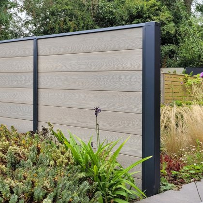 DuraPost Vista® Composite Fencing Board (Pack of 4) 1820mm - Oyster