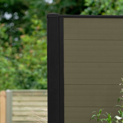 DuraPost® End/Corner Post - Black