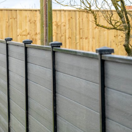 DuraPost® Capping Rail 65mm - Black