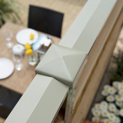DuraPost® Capping Rail 65mm - Olive Grey
